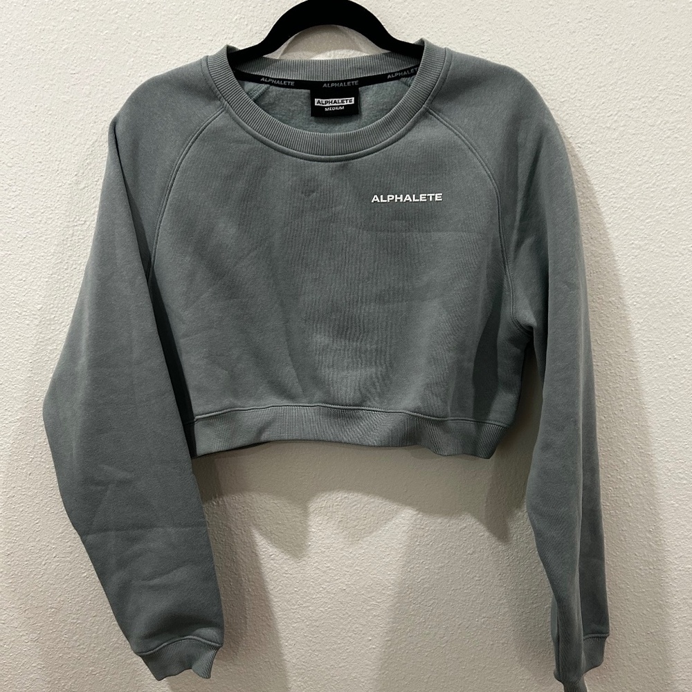 Alphalete cropped sweater